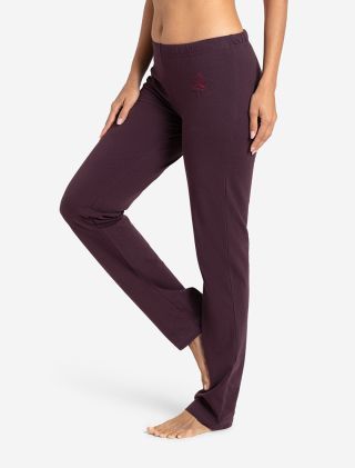 Wellnesshose in Aubergine für Damen und Herren von Spirit of OM