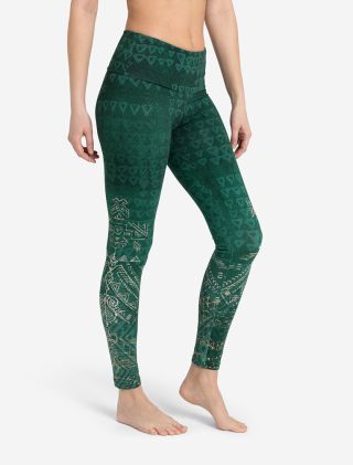 Yoga Leggings Buddhi smaragd